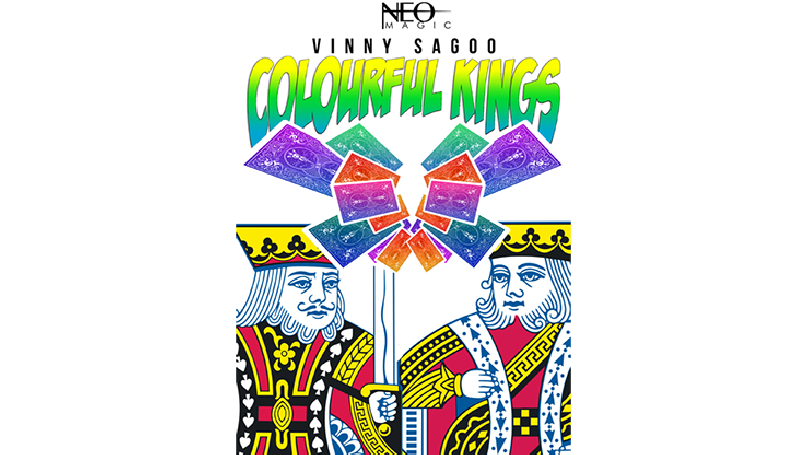 Colorful Kings (Gimmick and Online Instructions) by Vinny Sagoo - Trick