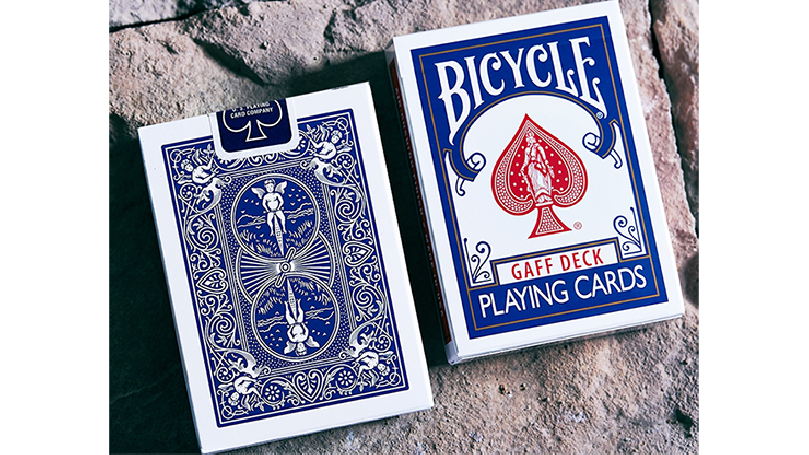 Bicycle Gaff Rider Back V2 (Blue) Playing Cards by Bocopo