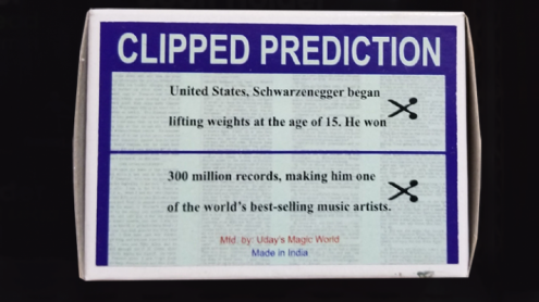 CLIPPED PREDICTION (Schwarzenegger/Elton) by Uday - Trick