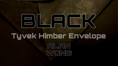 Tyvek Himber Envelopes BLACK (10 pk.) by Alan Wong - Trick