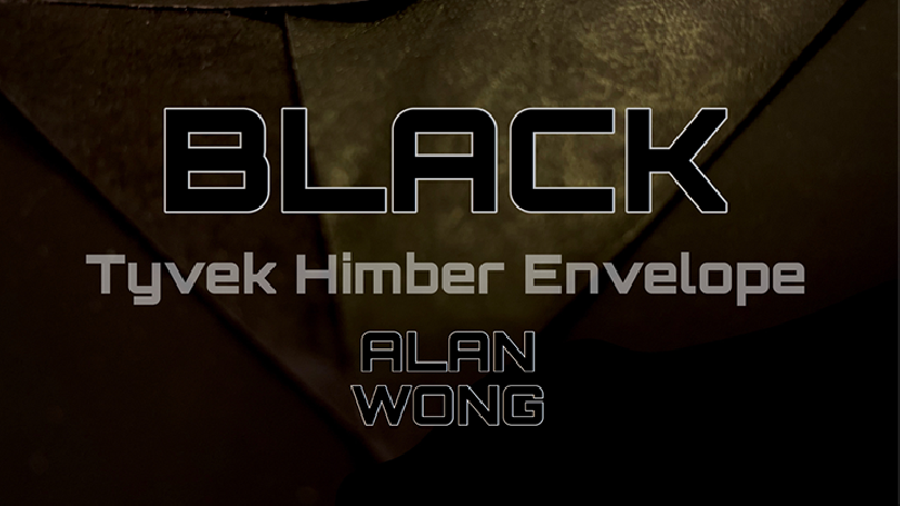 Tyvek Himber Envelopes BLACK (10 pk.) by Alan Wong - Buste doppia uscita