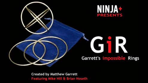 GIR Ring Set (Gimmick and Online Instructions) by Matthew Garrett - Anelli Cinesi