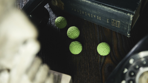 Crochet Ball Set (Green) by TCC - Set di palline in maglia