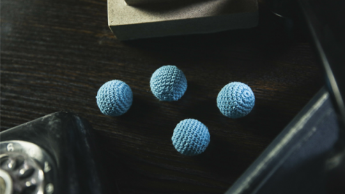 Crochet Ball Set (Blue) by TCC - Set di palline in maglia