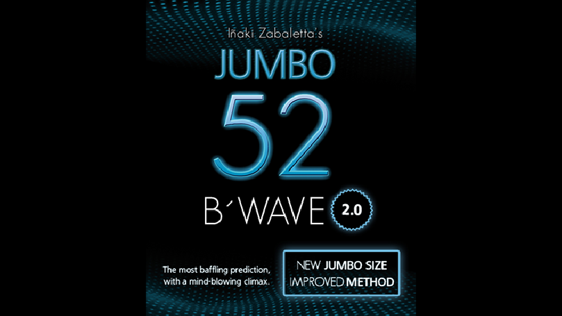 52 B Wave Jumbo 2.0 (Gimmicks and Online Instructions) by Vernet Magic - Trick