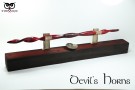 Devil's Horns - Magic Wand by Strixmagic - Wood
