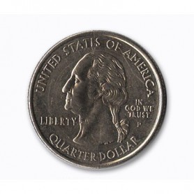 Quarter Dollar Coin Normal
