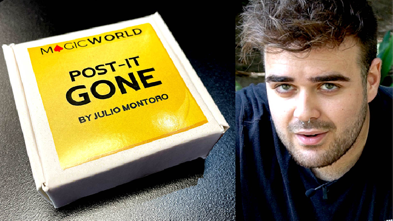 POST IT GONE (Gimmicks and Online Instructions) by Julio Montoro  and MagicWorld - Trick