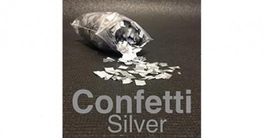 Confetti SILVER Light by Victor Voitko (Gimmick and Online Instructions) - Coriandoli