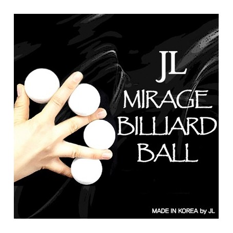 Mirage Billiard Balls by JL (WHITE, 3 Balls and Shell) - Trick