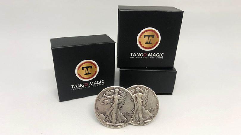 Tango Silver Line T.U.C. (D0117) Walking Liberty Half Dollar (w/DVD) by Tango - Trick
