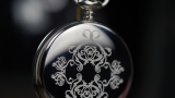 Infinity Pocket Watch V3 - Silver Case White Dial / STD Version (Gimmick and Online Instructions) by Bluether Magic - Trick