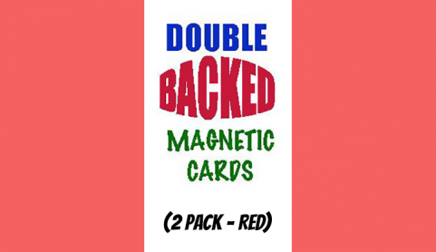 Carte Magnetiche (2 pack/Red) by Chazpro Magic