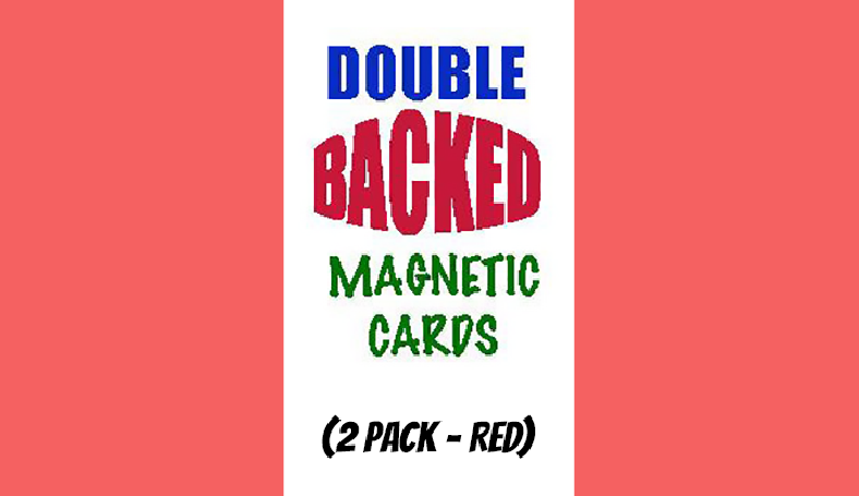Carte Magnetiche (2 pack/Red) by Chazpro Magic