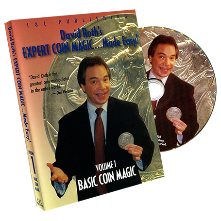 David Roth's Expert Coin Magic Made Easy Vol 1 (Basic) - DVD