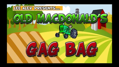 Old MacDonald's Farm Gag Bag by Lee Alex - sacchetto gag animali fattoria
