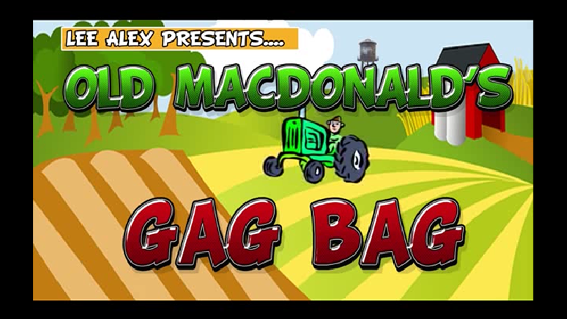 Old MacDonald's Farm Gag Bag by Lee Alex - sacchetto gag animali fattoria