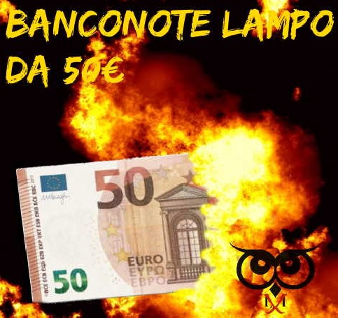 Banconote lampo - 50 Euro - 10 pezzi