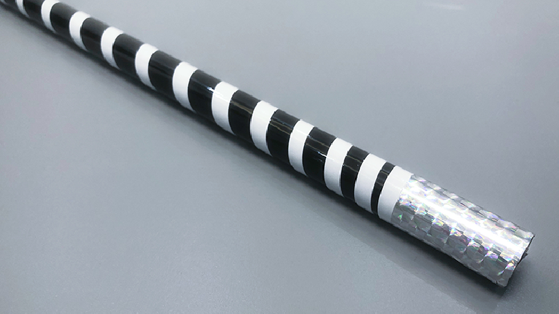 The Ultra Cane (Appearing / Metal) Black / White Stripe by Bond Lee - bastone da apparizione