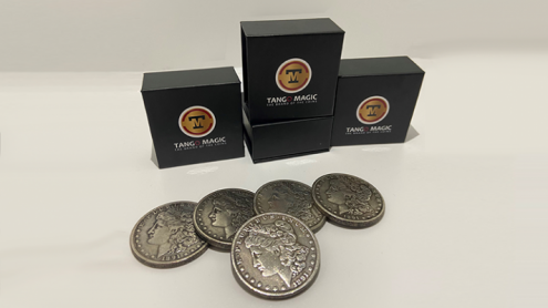 Replica Morgan Expanded Shell plus 4 coins (Gimmicks and Online Instructions) by Tango Magic - Conchiglia