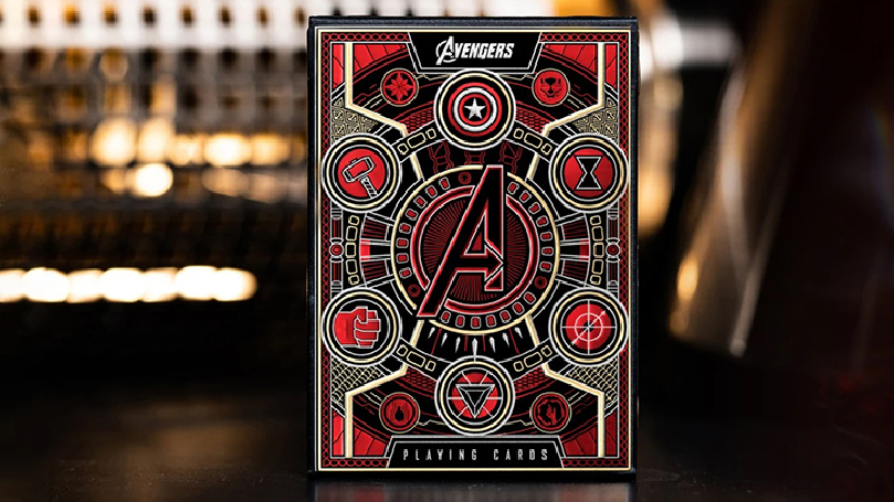 Avengers: Red Edition Playing Cards by theory11