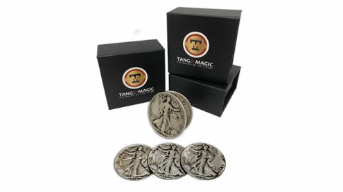 Replica Walking Liberty Expanded Shell plus 4 coins (Gimmicks and Online Instructions) by Tango - Conchiglia