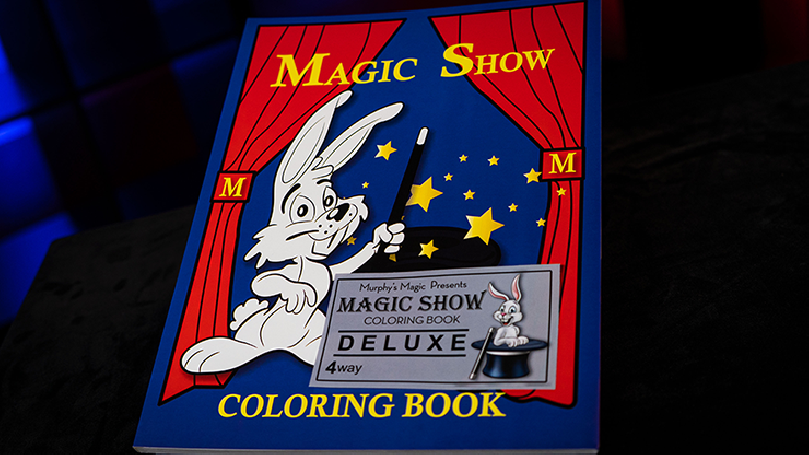 MAGIC SHOW Coloring Book DELUXE (4 way) by Murphy's Magic Libro che si colora