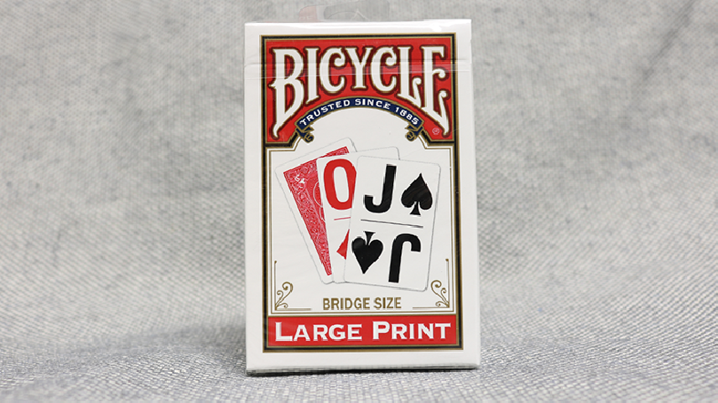Bicycle Bridge (RED) Large Print by USPCC