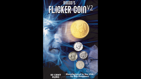 FLICKER COIN V2 (Euro 50 Cent) by Rocco - Trick