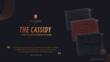 THE CASSIDY WALLET BLACK by Nakul Shenoy - peek wallet e classificatore
