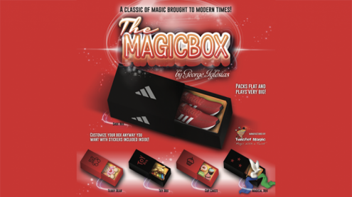 MAGIC BOX RED Large by George Iglesias and Twister Magic - Trick