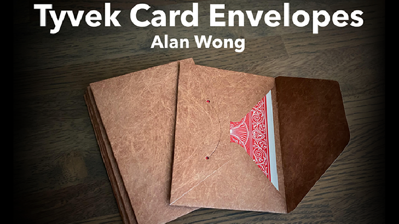 Tyvek Card Envelopes 10 pk. BROWN by Alan Wong- Trick