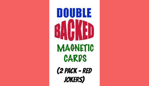 Magnetic Cards (2 pack/Red Jokers) by Chazpro Magic. - Trick