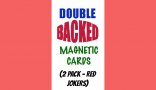 Carte Magnetiche (2 pack/Red) by Chazpro Magic. - Trick