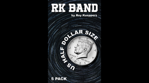 RK Bands Half Dollar Size For Flipper coins (5 per package) - Trick