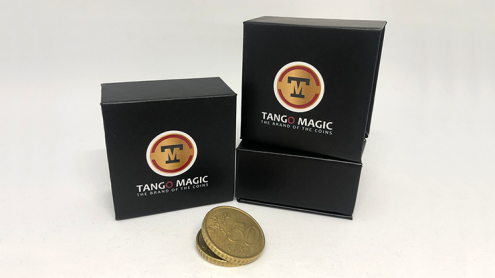 Expanded Shell Coin (50 Cent Euro, Steel Back) by Tango Magic - Conchiglia (E0005)