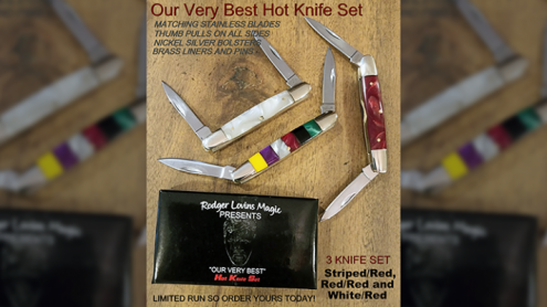OUR VERY BEST Hot Knives Set by Rodger Lovins - Coltellini da Mago