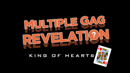 MULTIPLE GAG PREDICTION KING OF HEARTS by MAGIC AND TRICK DEFMA - Trick