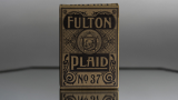 Fulton Plaid (Bourbon Brown)  Playing Cards