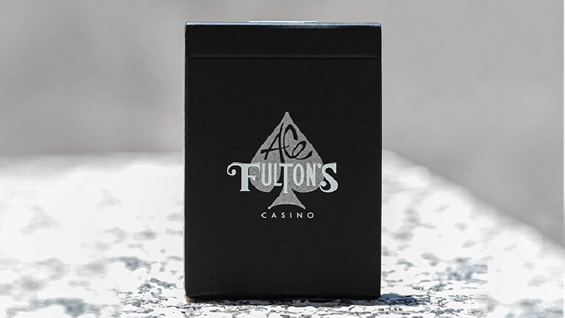 Ace Fulton's Casino (Black) Playing Cards by Dan & Dave