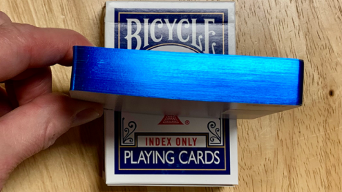 Gilded Blue Bicycle Solo Indici Playing Cards