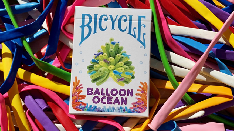 Bicycle Balloon Stripper (Ocean) Playing Cards