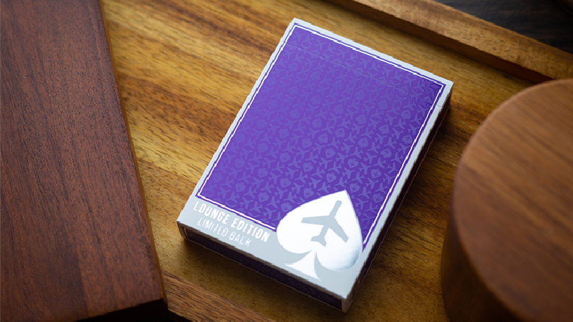 Limited Edition Lounge  in Passenger Purple by Jetsetter Playing Cards