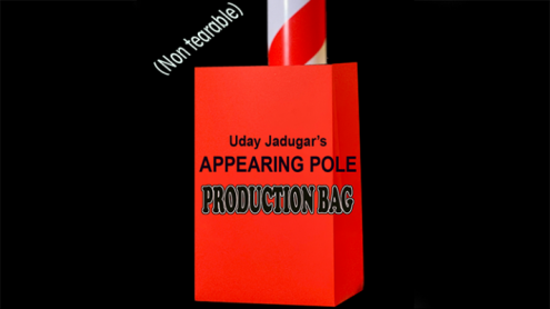 APPEARING POLE BAG RED (Gimmicked / No Tear)  sacchetto per apparizione della bacchetta gigante