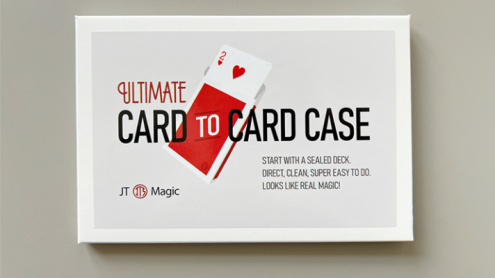 Ultimate Card to Card Case RED (Gimmicks and Online Instructions) by JT - Trick