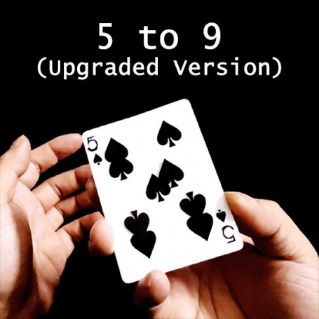 Moving Pips 5 to 9 of spades - semi che si muovono