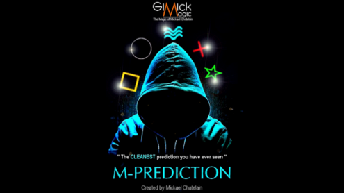 M-PREDICTION BLUE (Gimmick and Online Instructions) by Mickael Chatelain - Trick