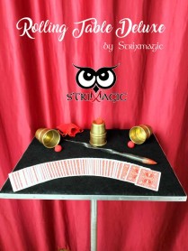 Rolling Table Deluxe by Strixmagic with close up mat
