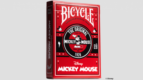 Bicycle Disney Classic Mickey Mouse (Red)  by US Playing Card Co. Topolino