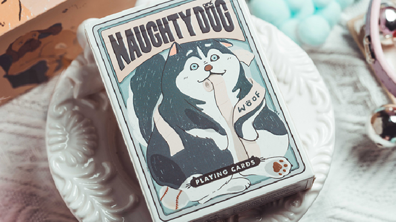 Naughty Dog Playing Cards by 808 Magic and Bacon Playing Card